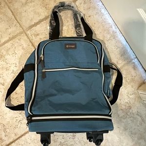 Biaggi Zipsak Rolling Duffle Bag Luggage New Never Used 22”